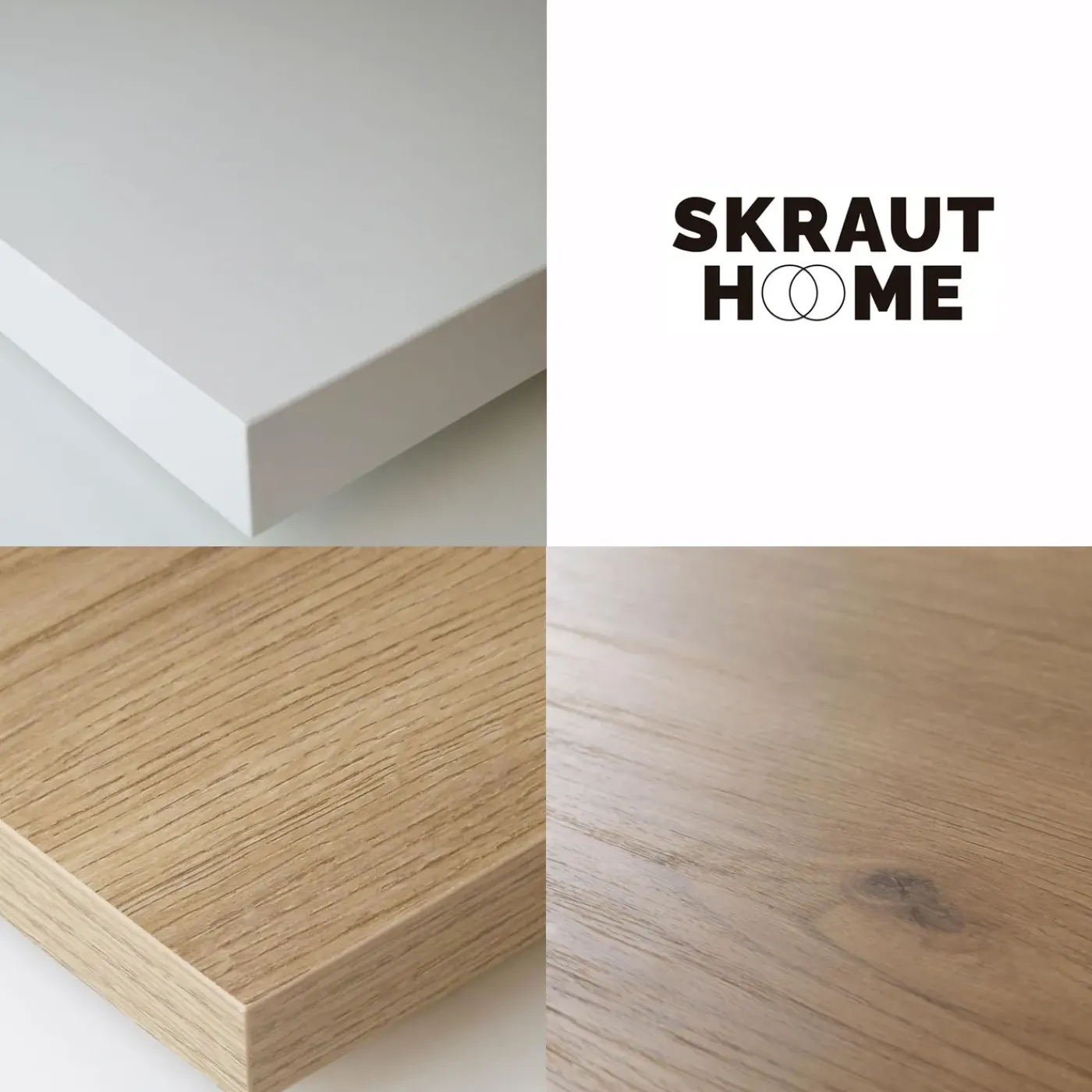 Skraut Home - Dressoir - Elektrische Haard - 200x35x87 Cm - Wit En Eiken Soft