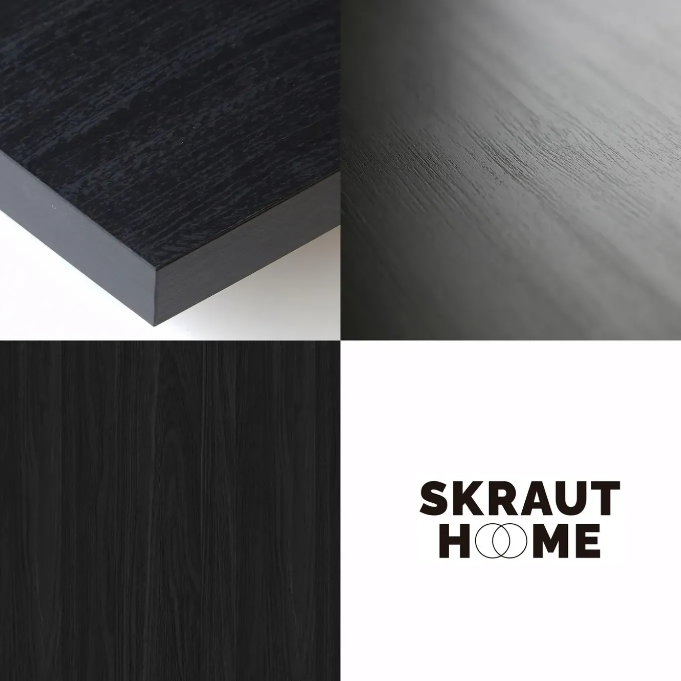 Skraut Home - Dressoir - Opbergkast - Met Elektrische Haard - 200x35x87 Cm - Zwart