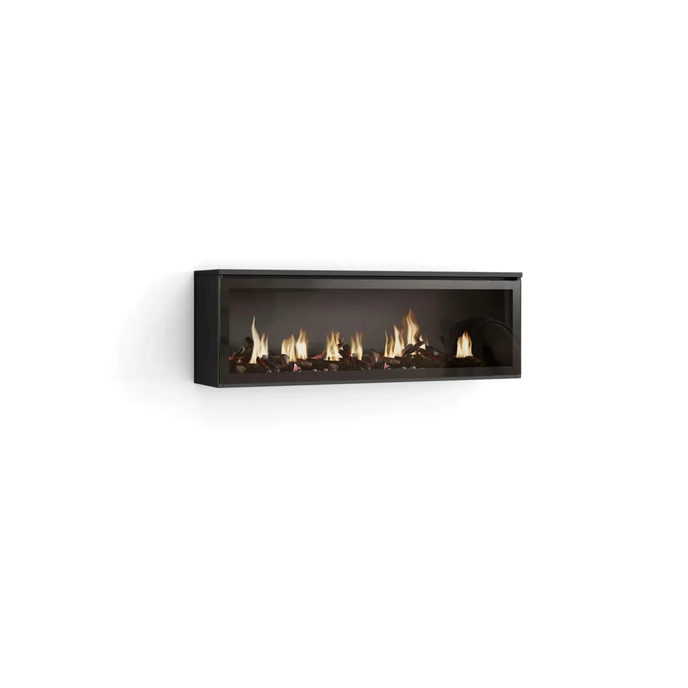 Skraut Home - Elektrische Haard Led - 107x38x25 Cm - Zwart