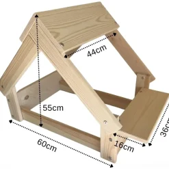 Skraut Home - Hondenhok Massief Grenen - 76x44x55 Cm