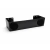 Skraut Home - Lot De 2 Pieds Métalliques En U - 31x12 Cm - Noir