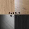 Skraut Home - Tv Meubel - 140x40x41 Cm - Eiken En Zwart