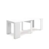 Skraut Home - Uitschuifbare Eettafel - 222x90x77 Cm - Wit