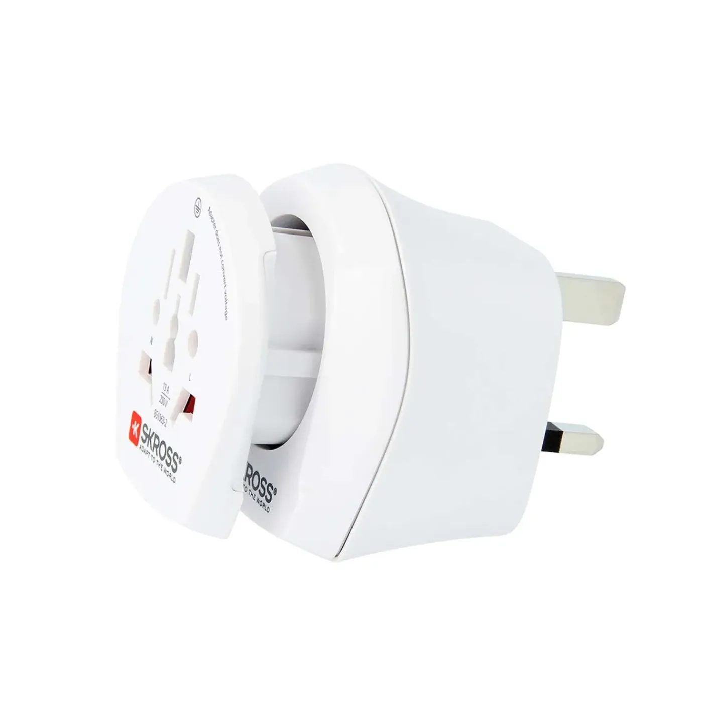 Skross - Reisadapter Combo - Wereld-naar-UK Geaard