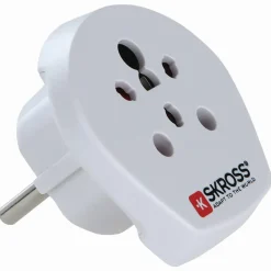 Skross - Reisadapter India/Israël/Denemarken-naar-Europa