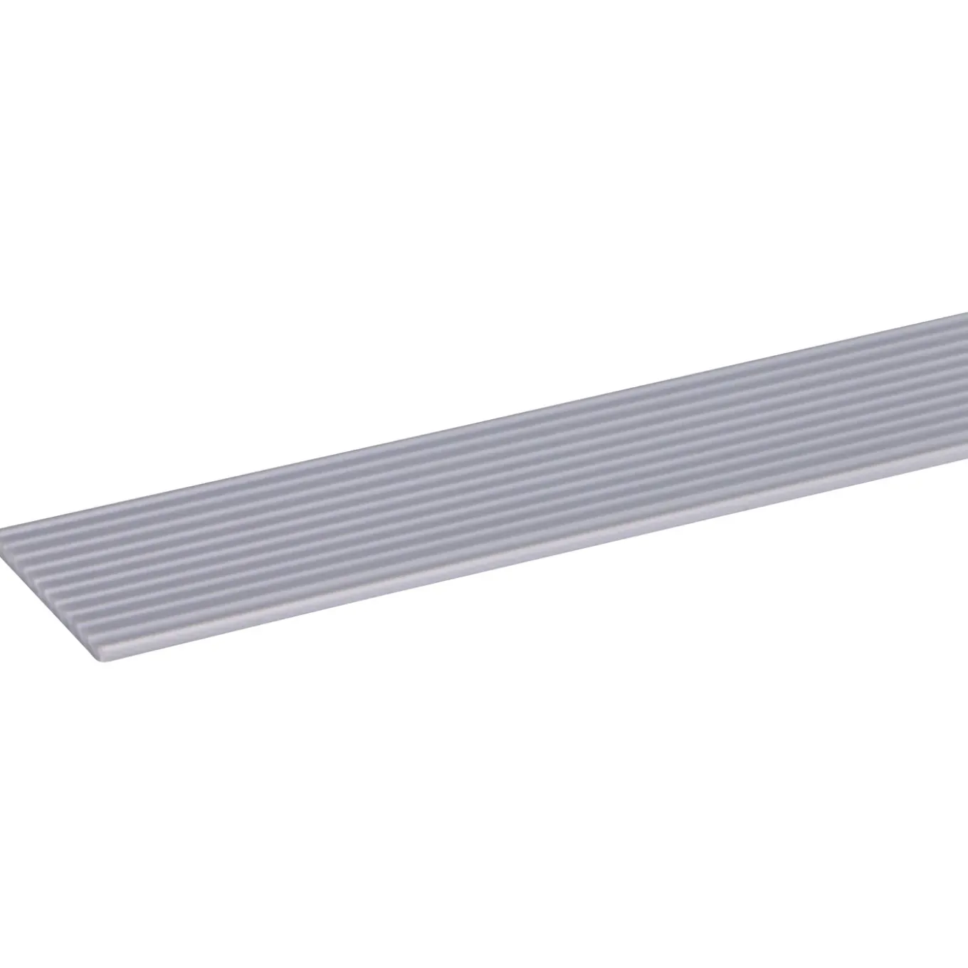 Slijtstrip kunststof RVS zelfklevend 2,5x40mm 260cm