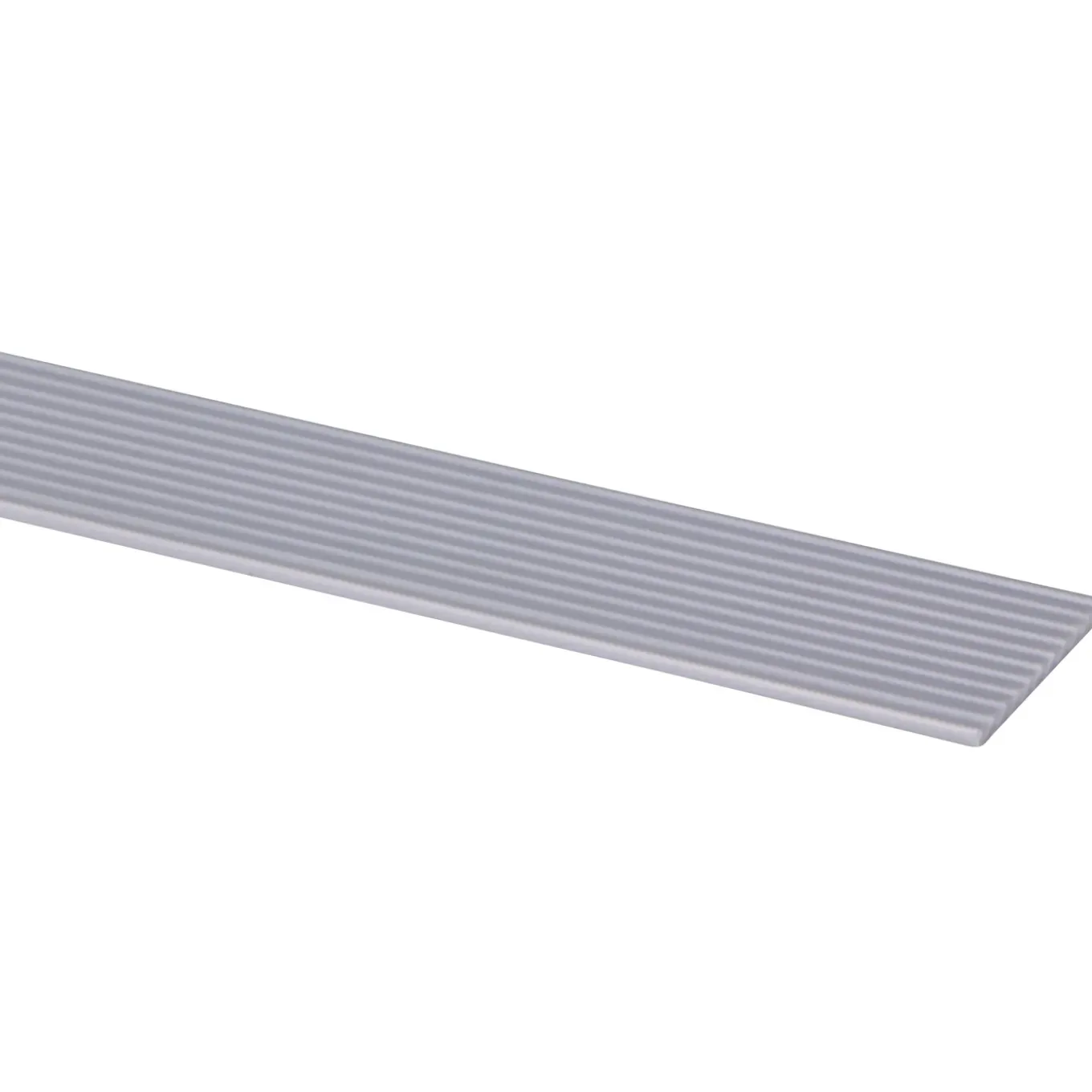 Slijtstrip kunststof RVS zelfklevend 2,5x40mm 260cm
