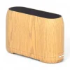 Smartlife Domotica | Wifi Luchtbevochtiger | Vlam & Aroma | Speaker | Ultrasoon | Hout Licht