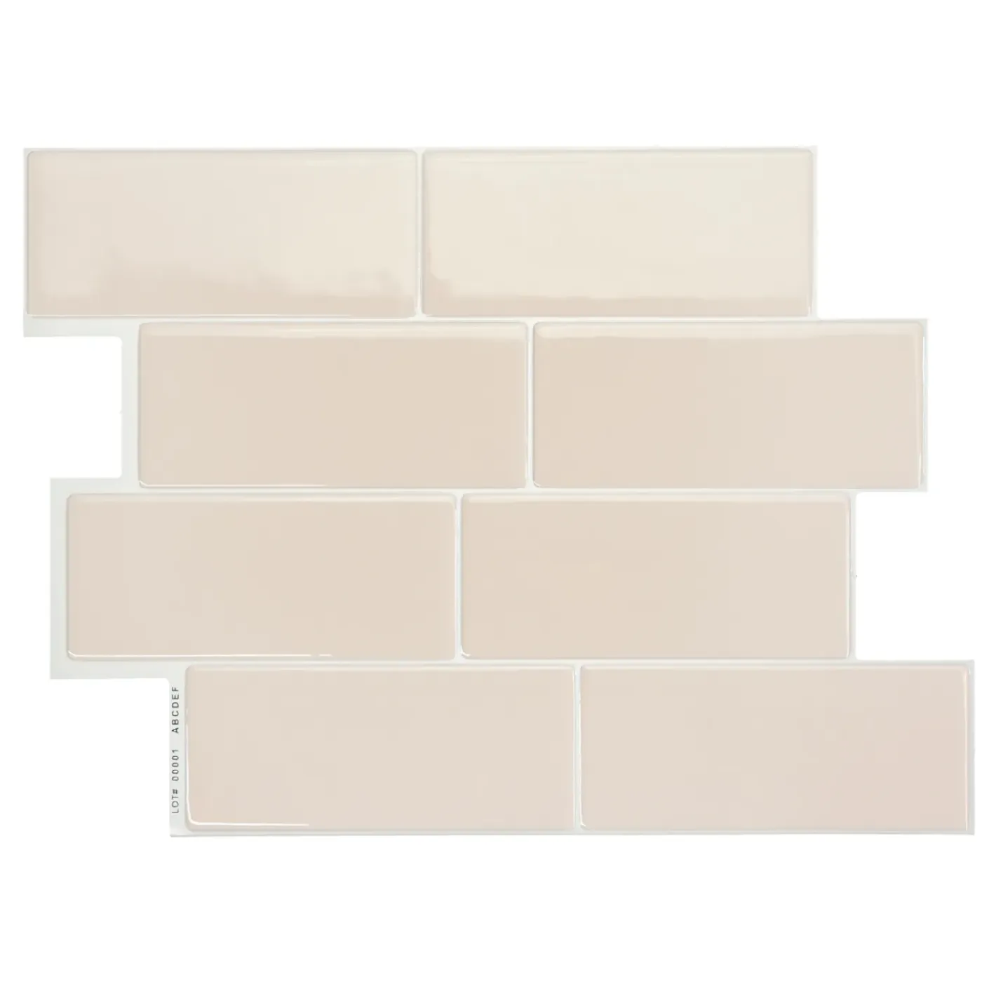 Smart Tiles Zelfklevende Tegels X4, 29.36 X 21.29cm - Metro Tripoli Beige