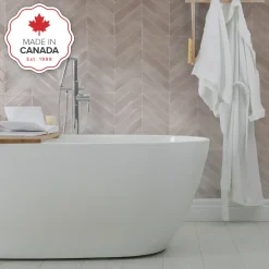 Smart Tiles Zelfklevende Tegels X4, 29.03 X 22.86cm - Chevron Viby Roze
