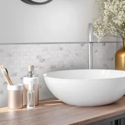 Smart Tiles Zelfklevende Tegels X4, 45.72 X 0.69cm - Smart Edge Brillo Grijs