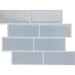 Smart Tiles Zelfklevende Tegels X4, 29.36 X 21.29cm - Metro Babe Blauw