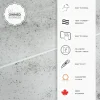 Smart Tiles Zelfklevende Tegels X2, 57.3 X 29.41cm - Norway Alta Grijs