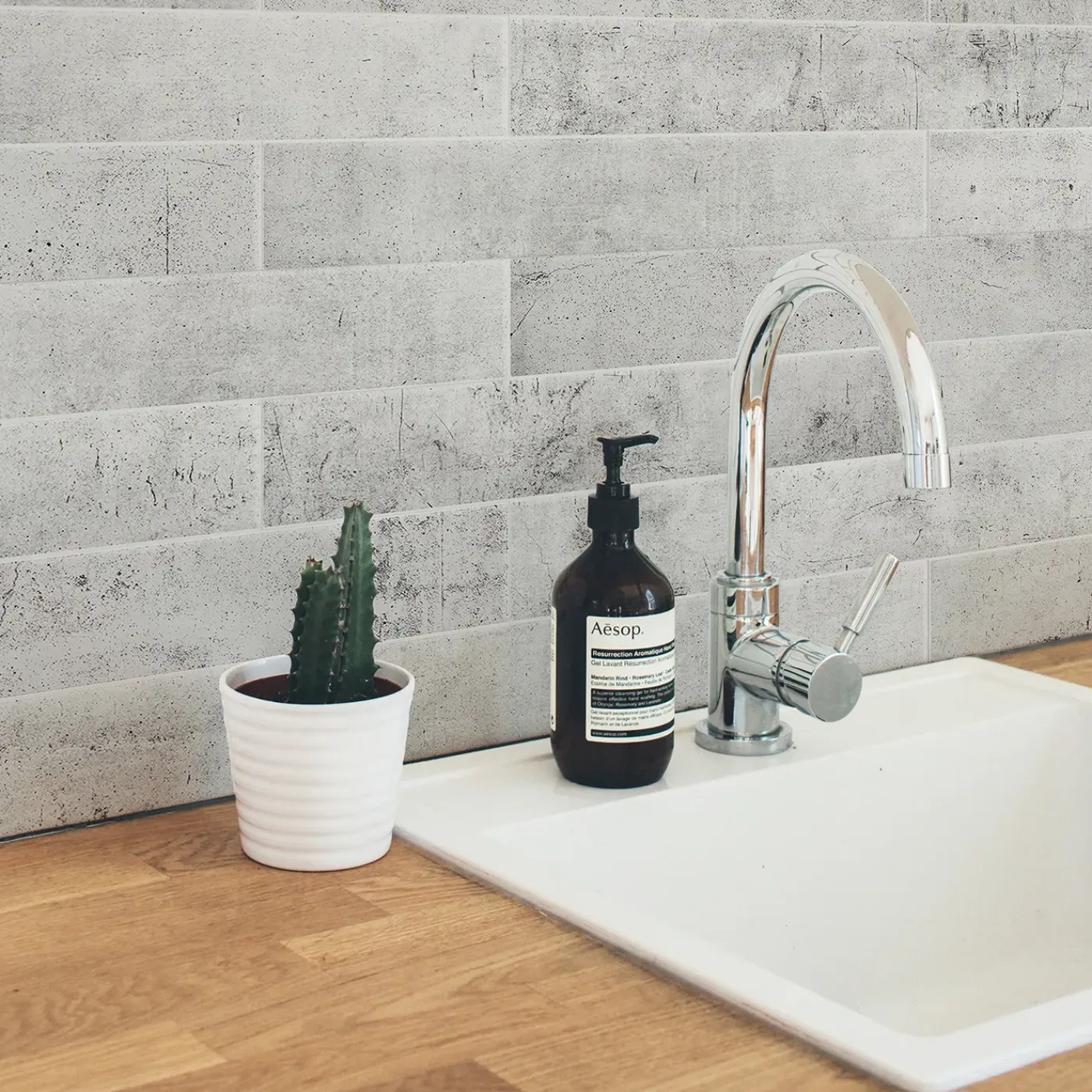 Smart Tiles Zelfklevende Tegels X2, 57.3 X 29.41cm - Norway Alta Grijs