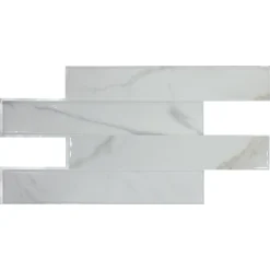 Smart Tiles Zelfklevende Tegels X2, 57.3 X 29.41cm - Norway Asti Grijs
