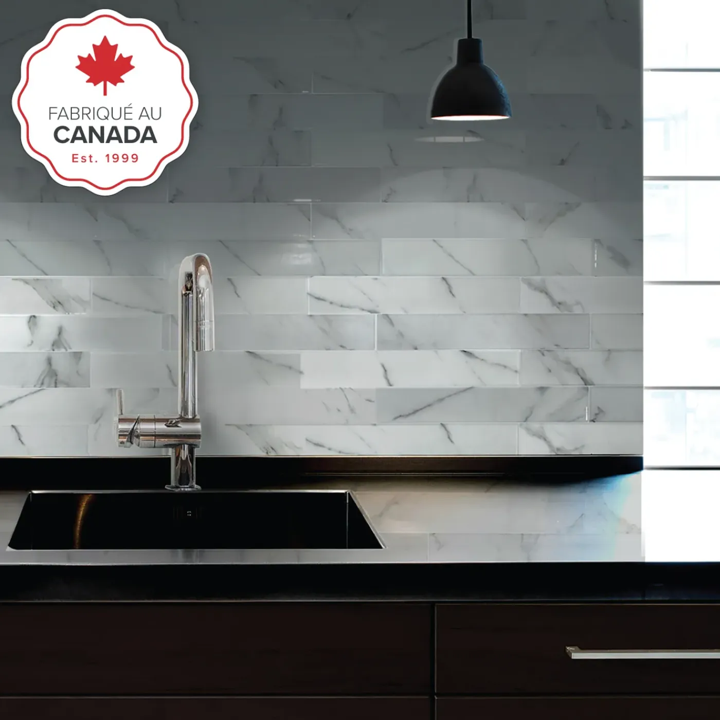 Smart Tiles Zelfklevende Tegels X2, 57.3 X 29.41cm - Norway Asti Grijs