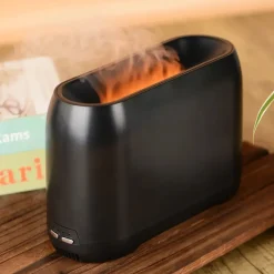 Smart Wifi Luchtbevochtiger Voor Thuis Met Realistisch Vlameffect En Bluetooth Speakerfunctie