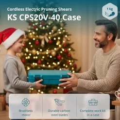 Snoerloze Elektrische Snoeischaar Ks Cps20v-40 Case Könner & Söhnen | Incl. 2.0ah Accu En 2.4a Lader