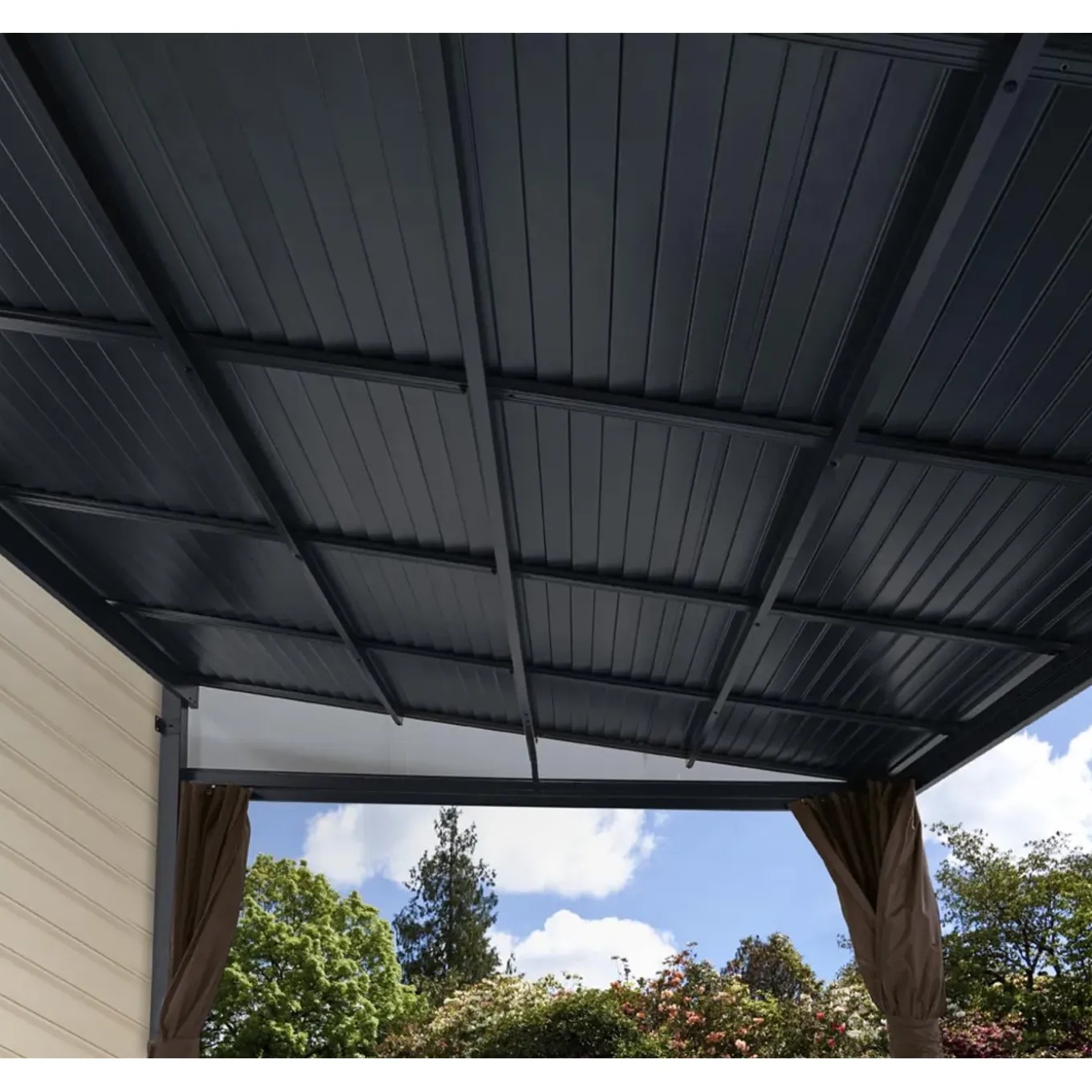 Sojag Aluminium Terrasoverkapping Portland 288x367x240cm - Antraciet