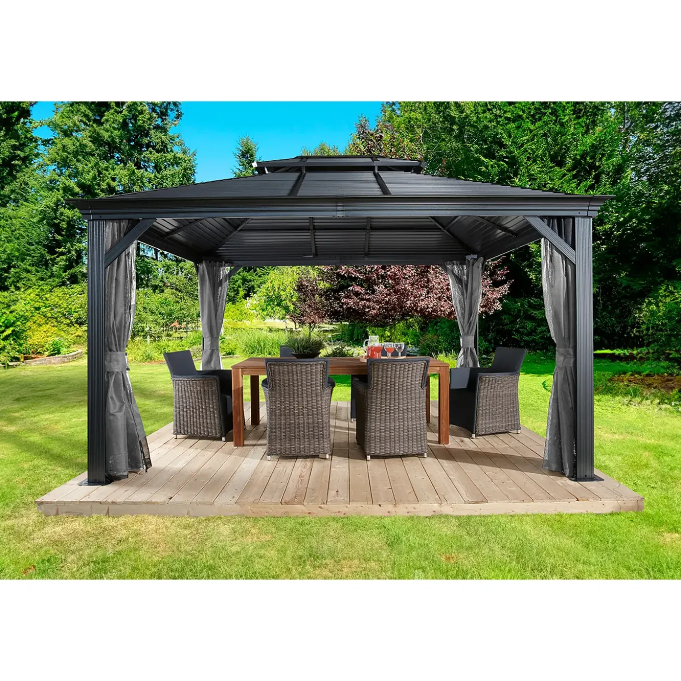 Sojag Paviljoen Mykonos 1014 - Pergola Sj04510 - 299x425x291 Cm