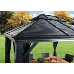 Sojag Paviljoen Mykonos Sj03500 - Pergola Met Klamboe - 299x364x291 Cm