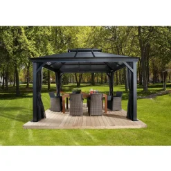 Sojag Paviljoen Mykonos Sj03500 - Pergola Met Klamboe - 299x364x291 Cm