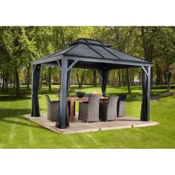 Sojag Paviljoen Mykonos Sj03500 - Pergola Met Klamboe - 299x364x291 Cm