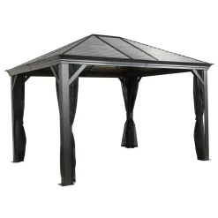 Sojag Paviljoen Mykonos Sj03500 - Pergola Met Klamboe - 299x364x291 Cm