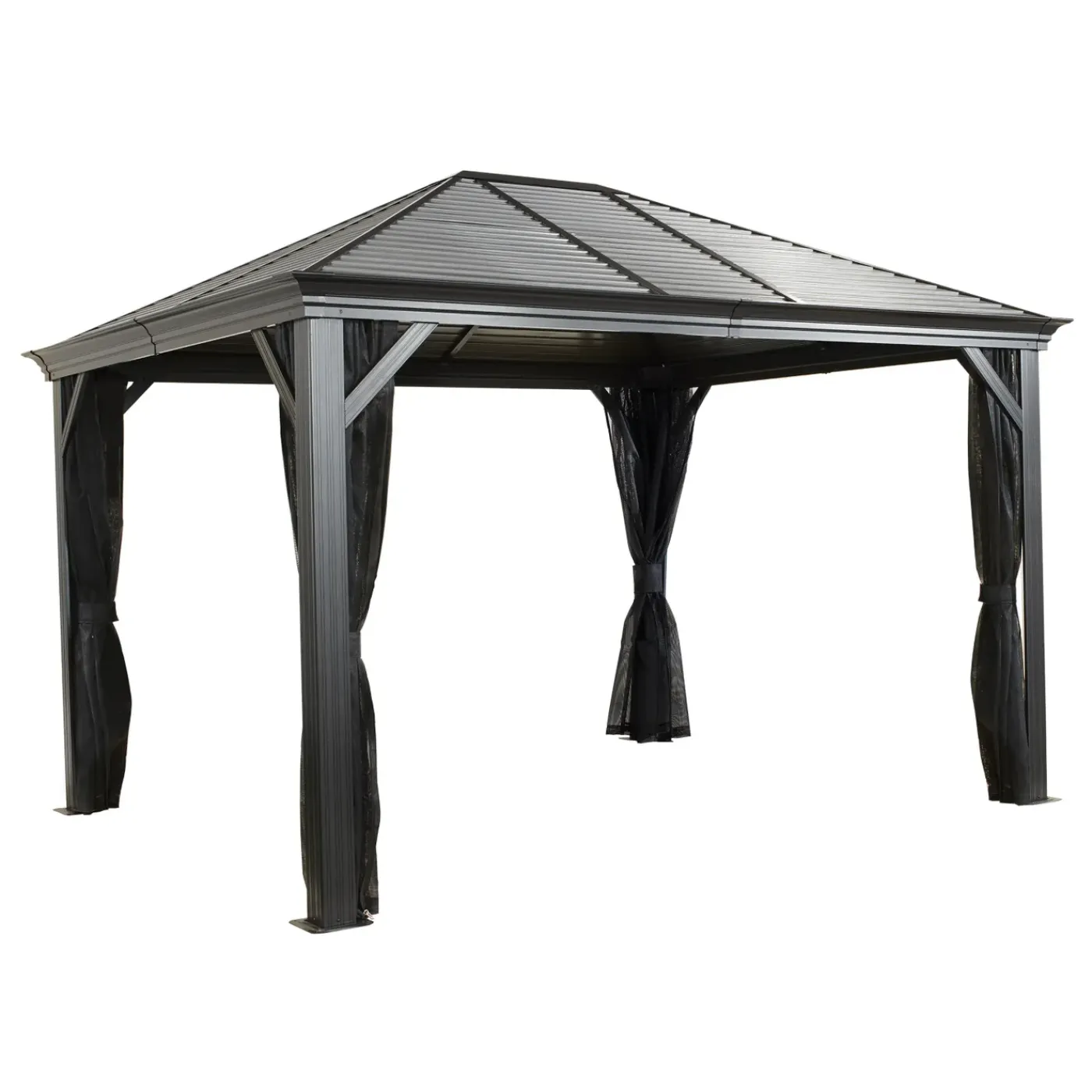 Sojag Paviljoen Mykonos Sj03500 - Pergola Met Klamboe - 299x364x291 Cm