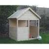 Solid kinderspeelhuis traditional hout 120 x 120 cm