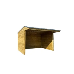 Solid Paardenstal Superia Shelter S7791 - Massief Hout - 40mm - 400x292cm
