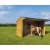 Solid Paardenstal Superia Shelter S7792 - Vurenhout - 40mm - 500x292cm