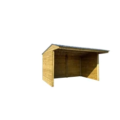 Solid Paardenstal Superia Shelter S7792 - Vurenhout - 40mm - 500x292cm