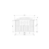 Solid Superia Arch Dainville I Tuinhuis - Vuren - Geïmpregneerd - 298x238x225,3cm