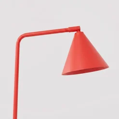 Sollux Lighting Bureaulampen Nox Rood Staal
