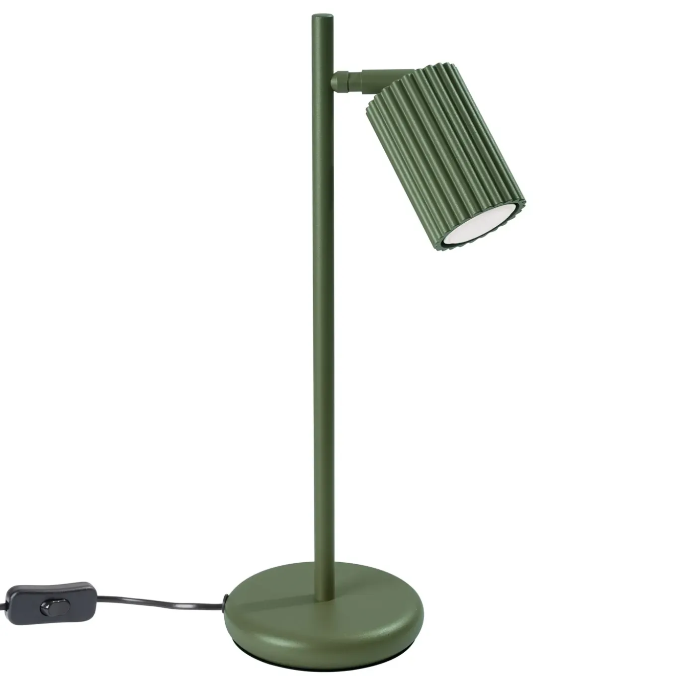 Sollux Lighting Bureaulamp Karbon Olijfgroen Aluminium