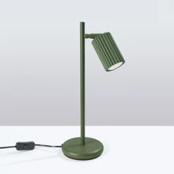 Sollux Lighting Bureaulamp Karbon Olijfgroen Aluminium