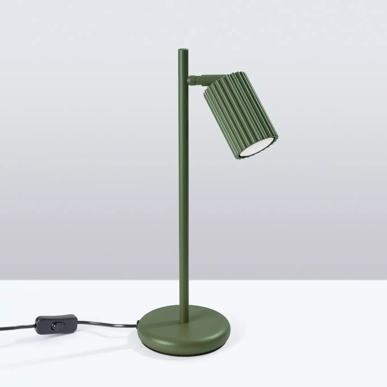 Sollux Lighting Bureaulamp Karbon Olijfgroen Aluminium