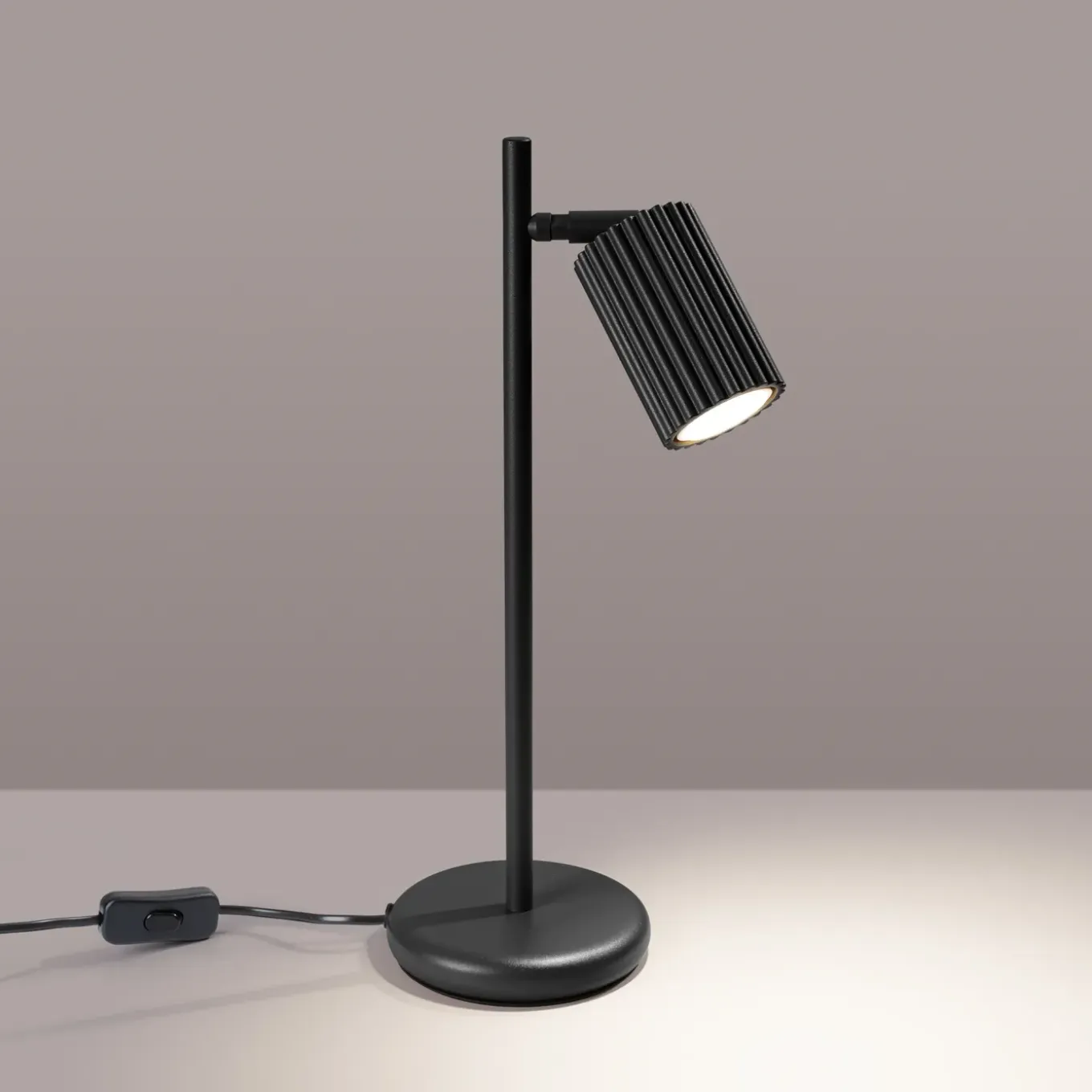 Sollux Lighting Bureaulamp Karbon Zwart Aluminium