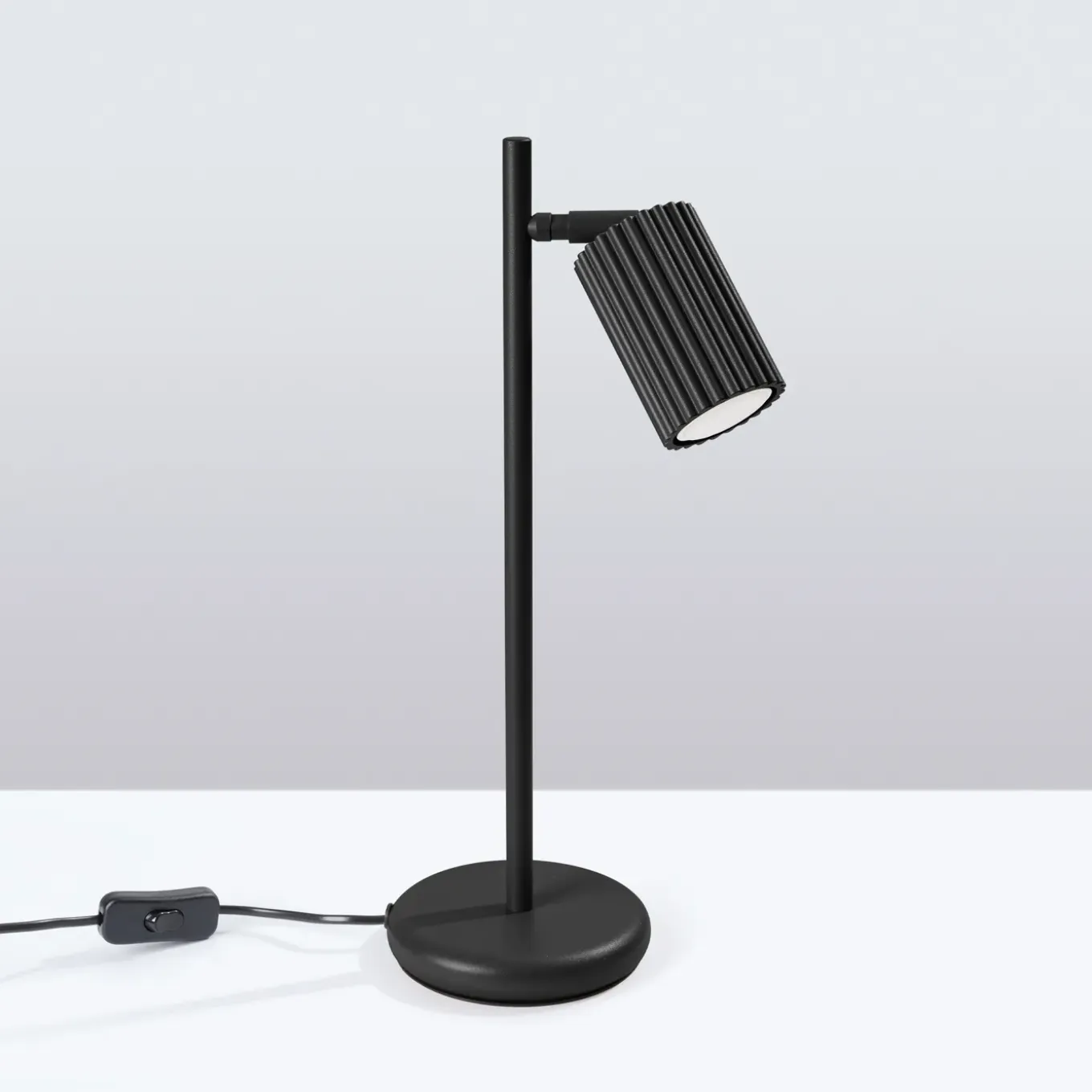 Sollux Lighting Bureaulamp Karbon Zwart Aluminium
