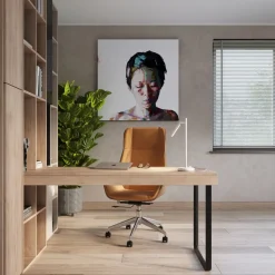 Sollux Lighting Bureaulamp Pastelo Wit Staal