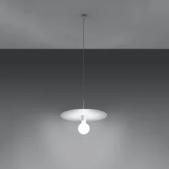 Sollux Lighting Hanglampen Flavio Wit Staal