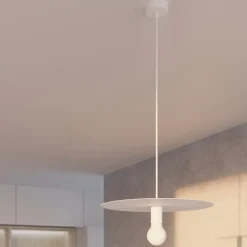 Sollux Lighting Hanglampen Flavio Wit Staal