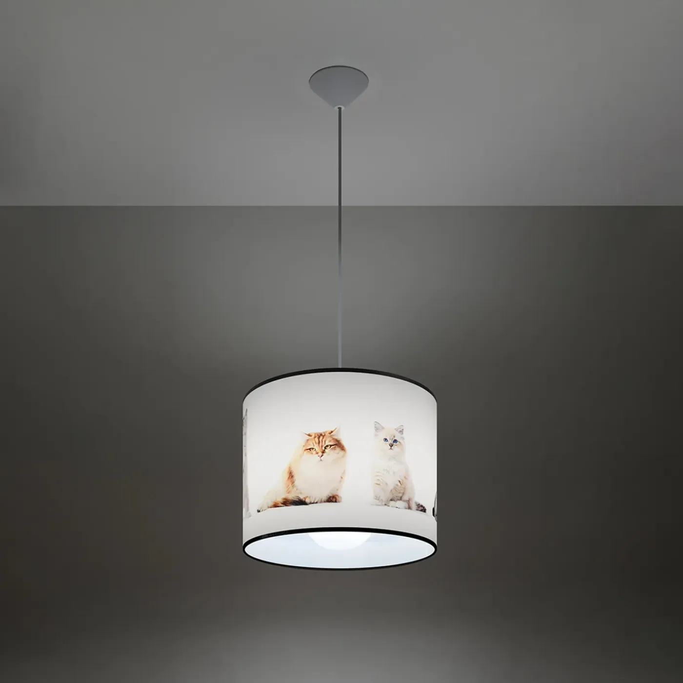 Sollux Lighting Hanglampen Koty Veelkleurig Pvc