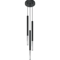 Sollux Lighting Hanglampen Mozaica Zwart/chroom Staal