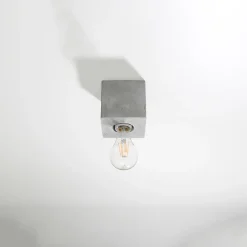 Sollux Lighting Plafondlampen Ariz Grijs Concreet