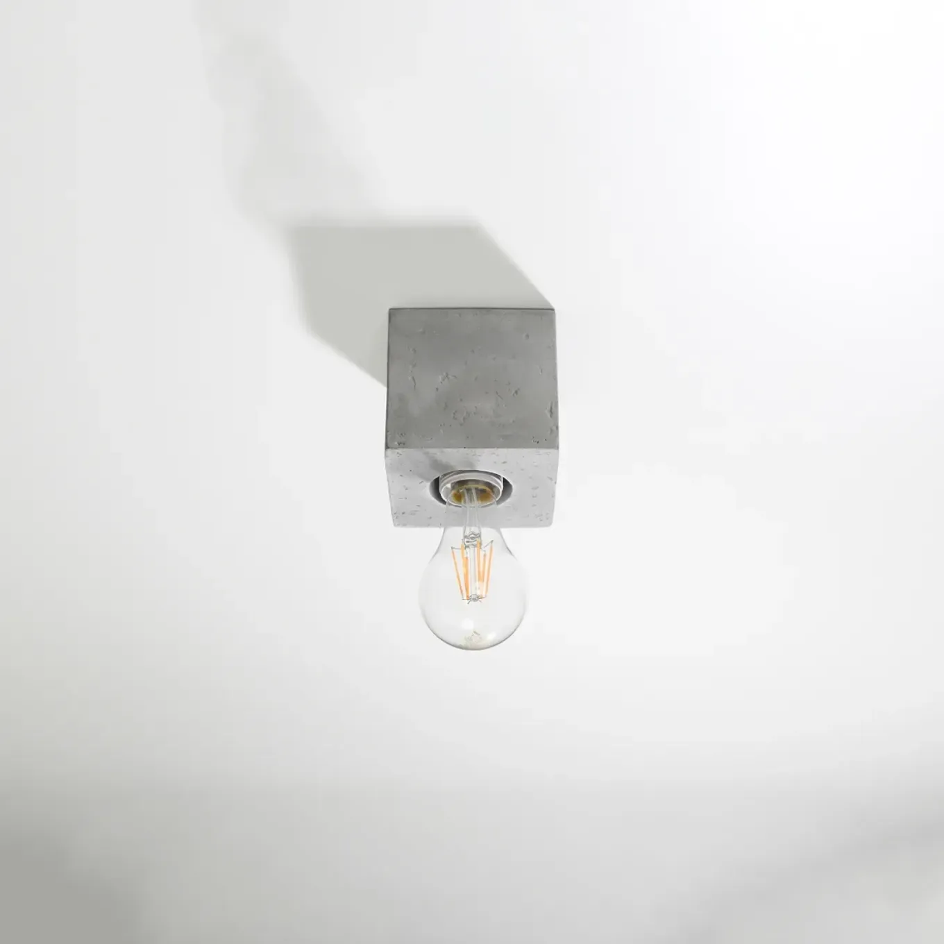 Sollux Lighting Plafondlampen Ariz Grijs Concreet