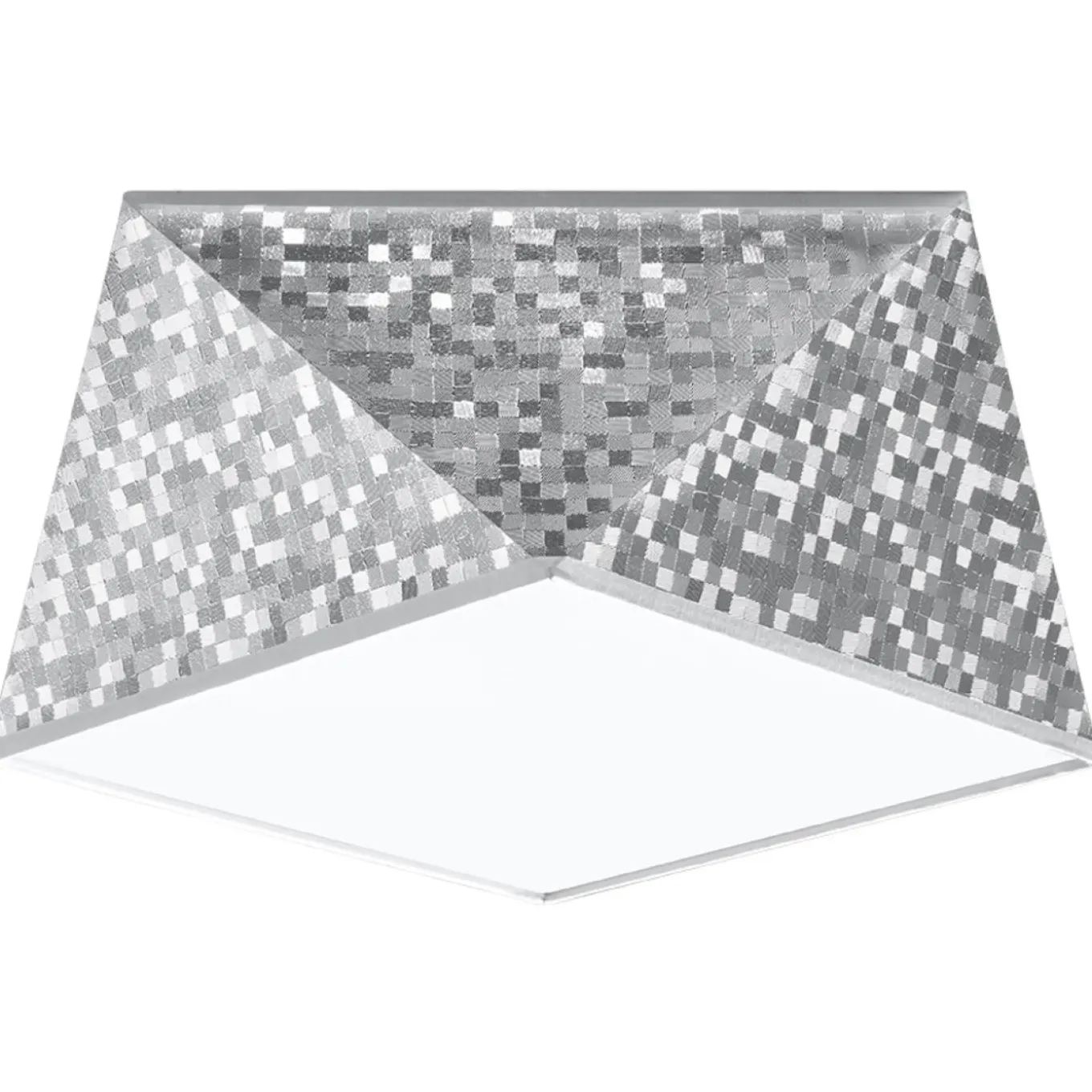 Sollux Lighting Plafondlampen Hexa Zilver Pvc