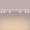 Sollux Lighting Plafondlamp Karbon Wit Aluminium