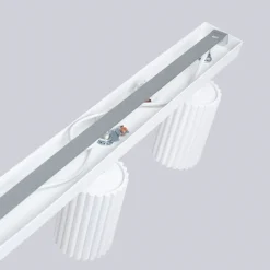 Sollux Lighting Plafondlamp Karbon Wit Aluminium